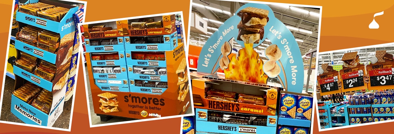 Smores on display